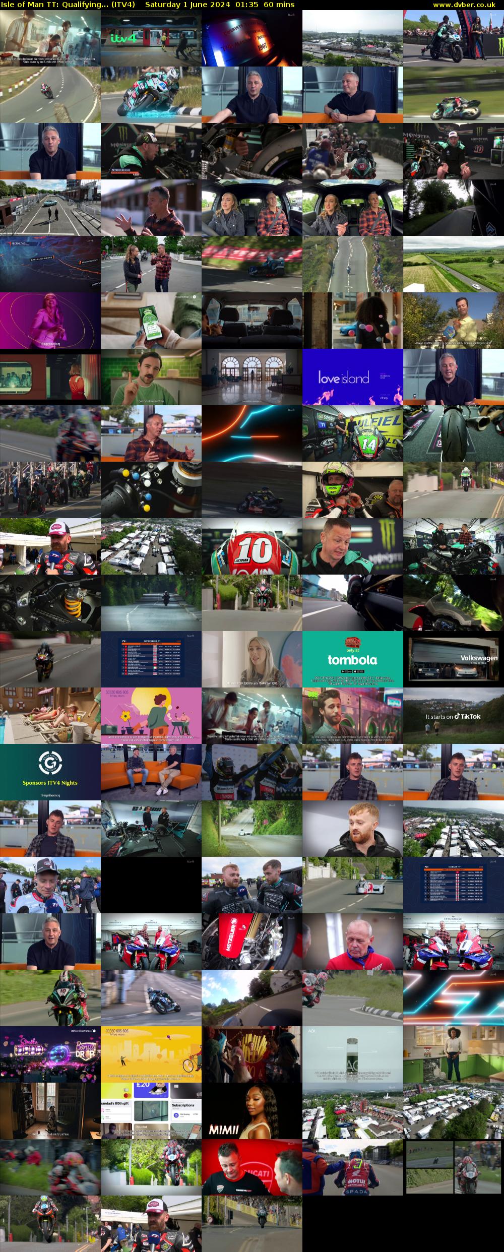 Isle of Man TT: Qualifying... (ITV4) Saturday 1 June 2024 01:35 - 02:35