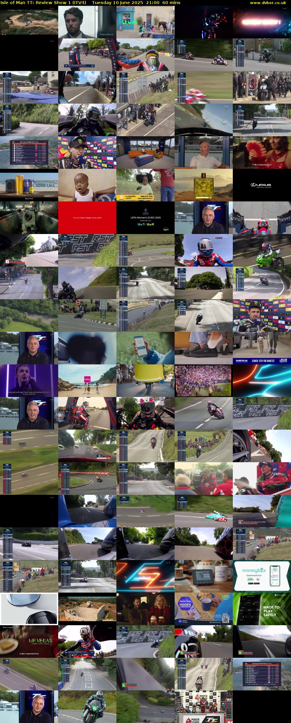 Isle of Man TT: Review Show 1 (ITV4) Tuesday 10 June 2025 21:00 - 22:00