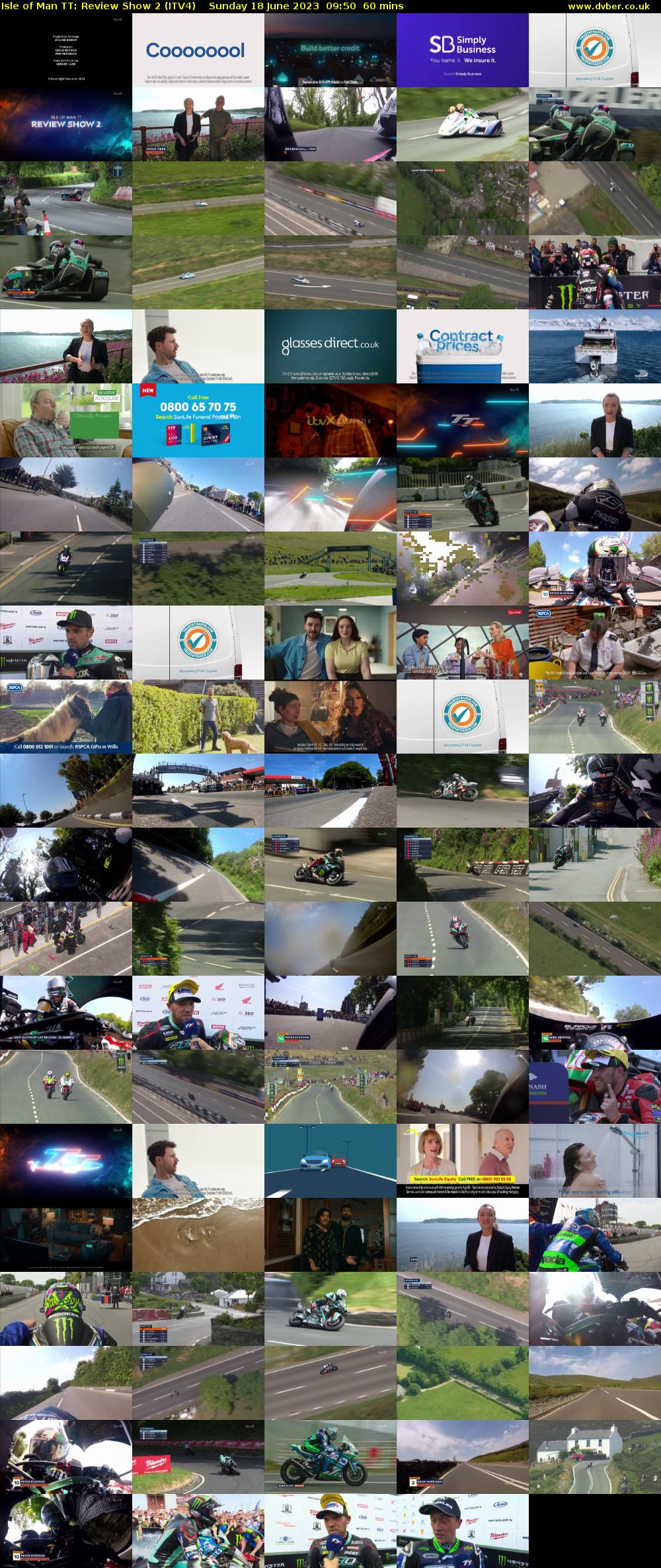 Isle of Man TT: Review Show 2 (ITV4) Sunday 18 June 2023 09:50 - 10:50