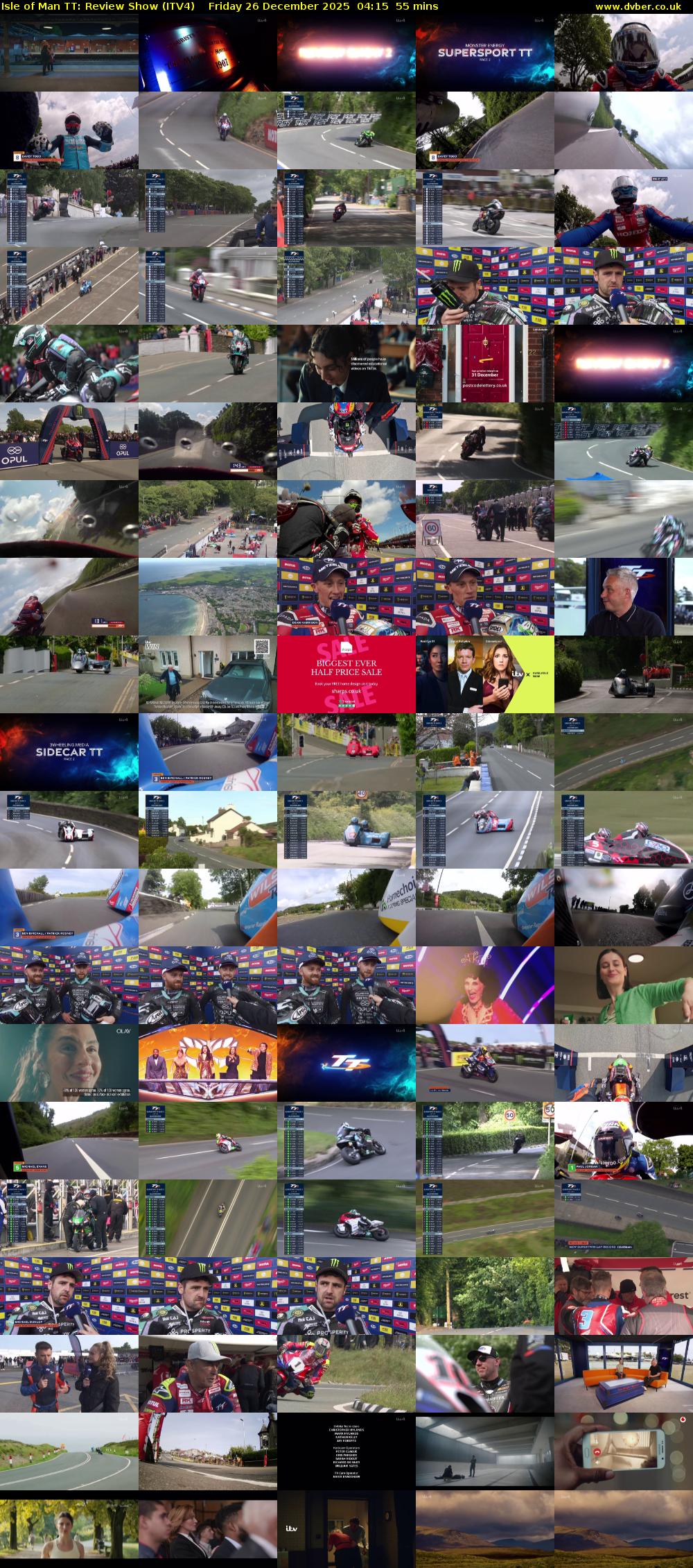 Isle of Man TT: Review Show (ITV4) Friday 26 December 2025 04:15 - 05:10