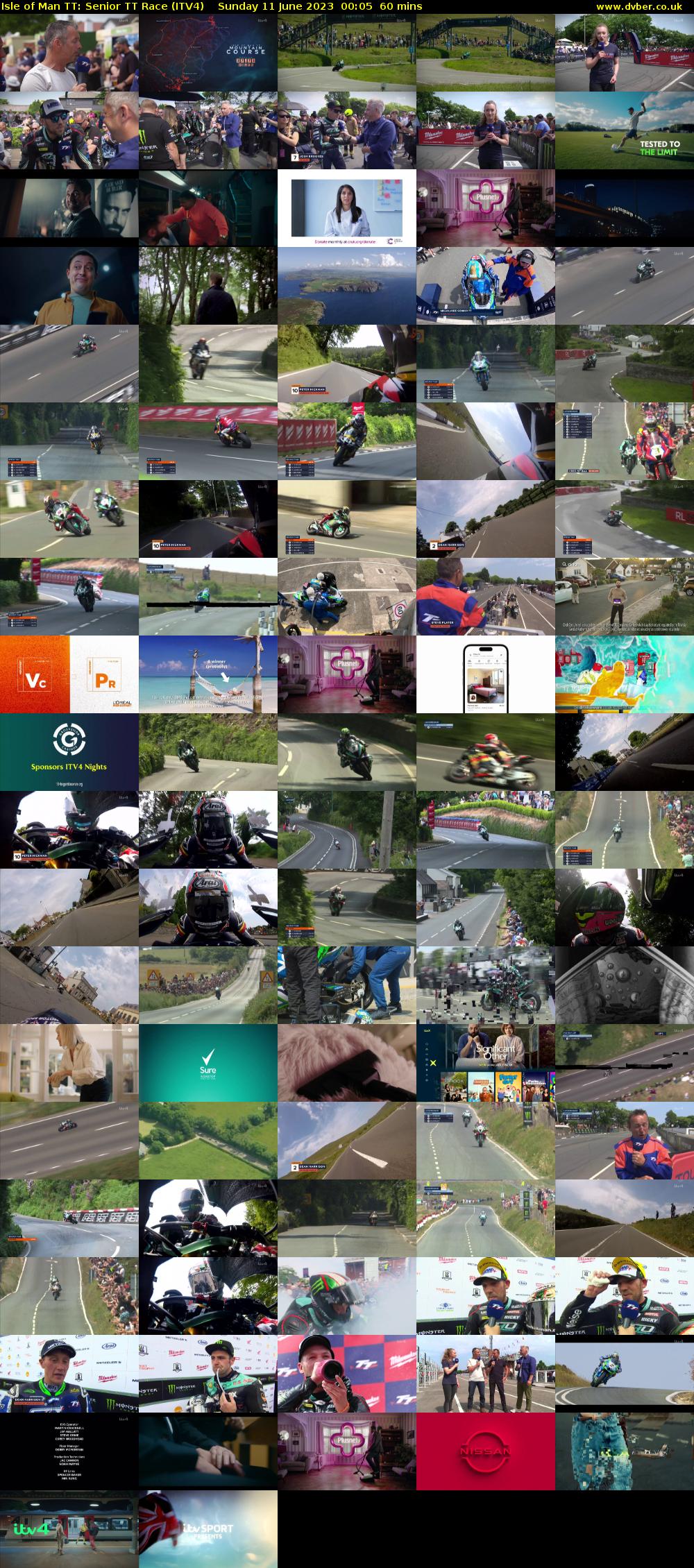 Isle of Man TT: Senior TT Race (ITV4) Sunday 11 June 2023 00:05 - 01:05