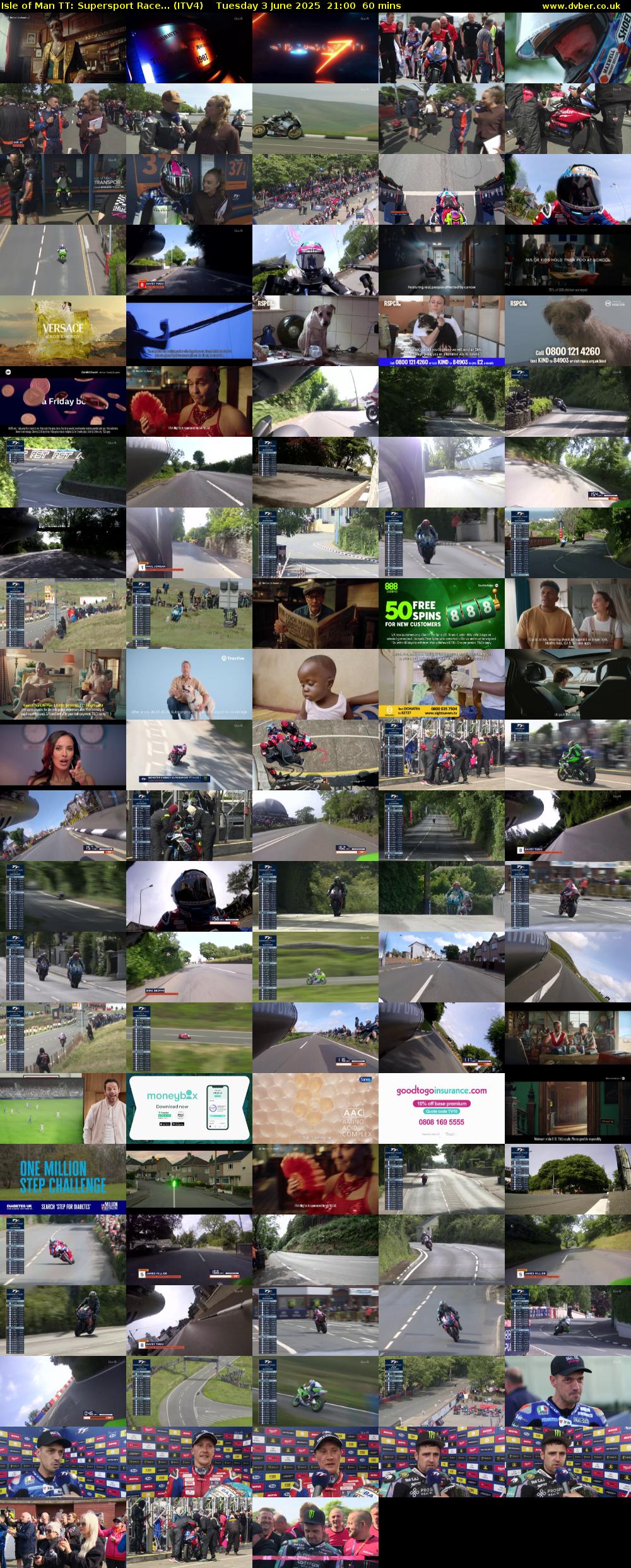 Isle of Man TT: Supersport Race... (ITV4) Tuesday 3 June 2025 21:00 - 22:00
