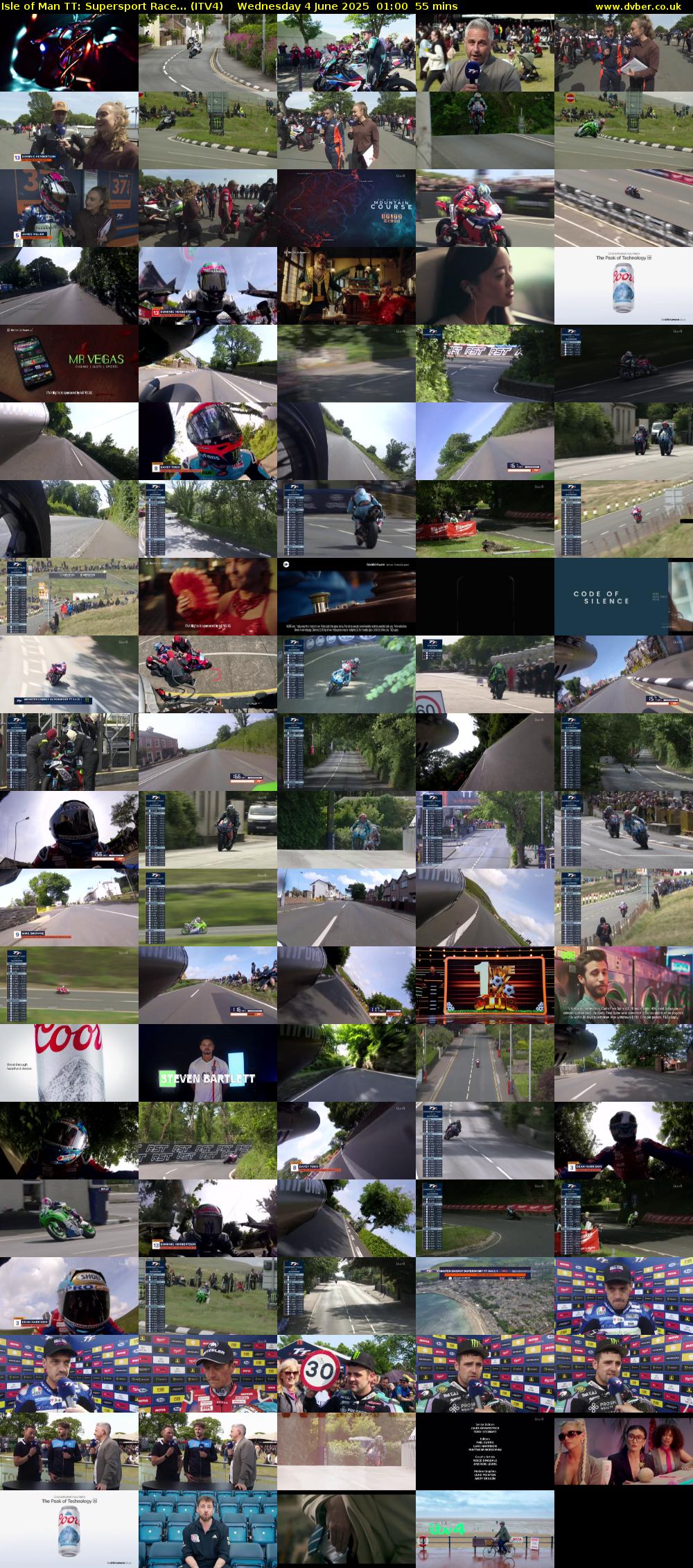 Isle of Man TT: Supersport Race... (ITV4) Wednesday 4 June 2025 01:00 - 01:55