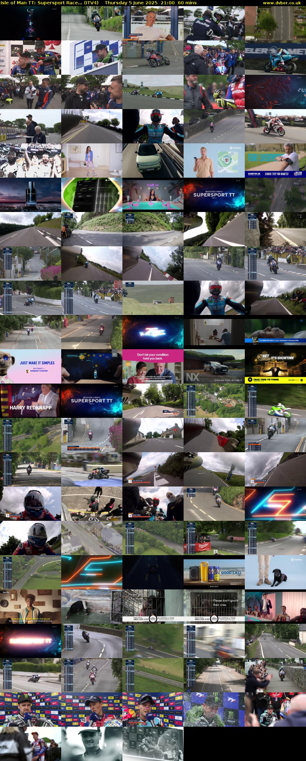 Isle of Man TT: Supersport Race... (ITV4) Thursday 5 June 2025 21:00 - 22:00