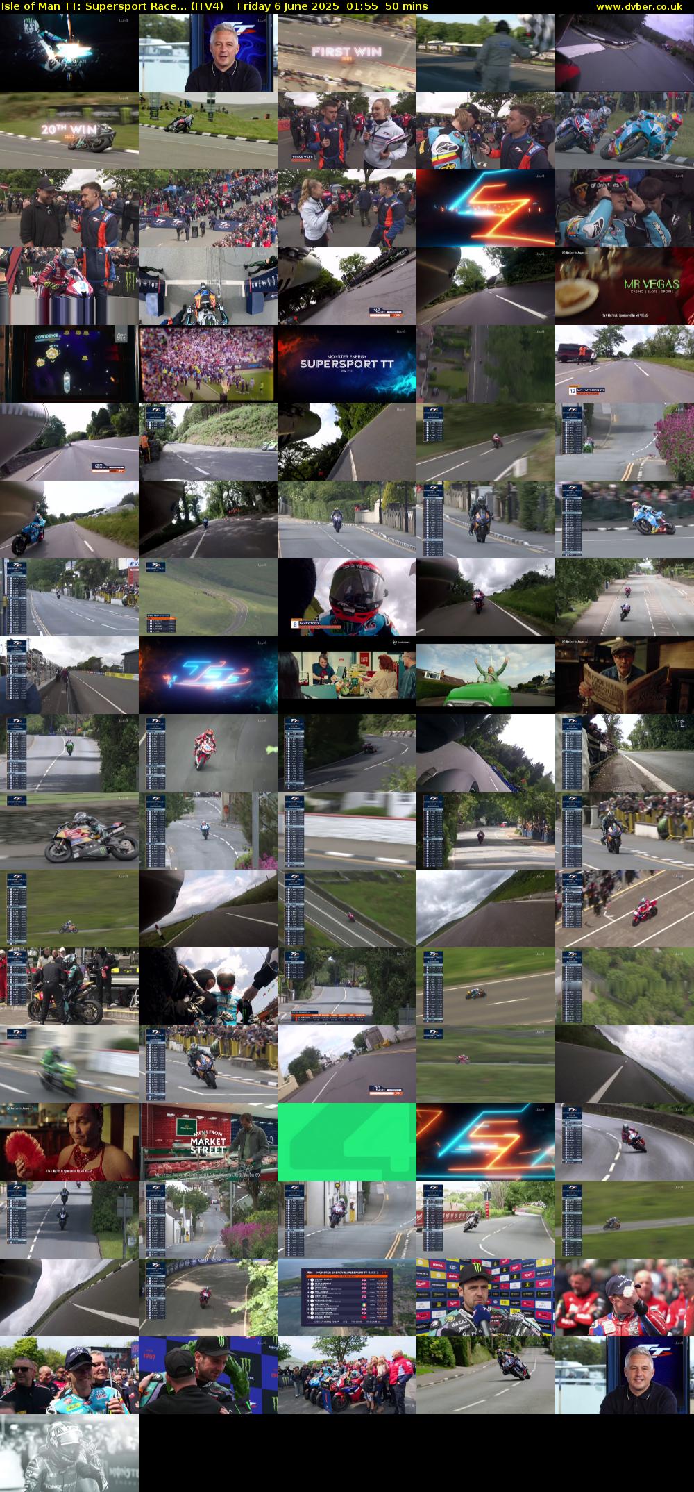 Isle of Man TT: Supersport Race... (ITV4) Friday 6 June 2025 01:55 - 02:45