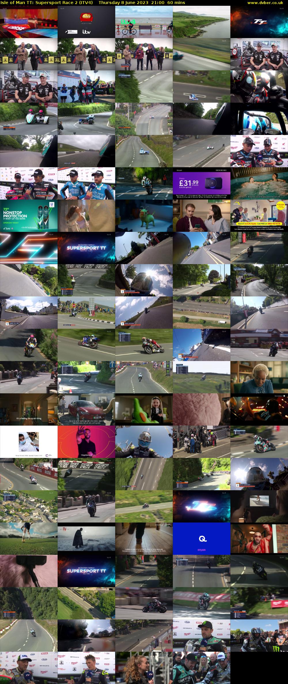 Isle of Man TT: Supersport Race 2 (ITV4) Thursday 8 June 2023 21:00 - 22:00