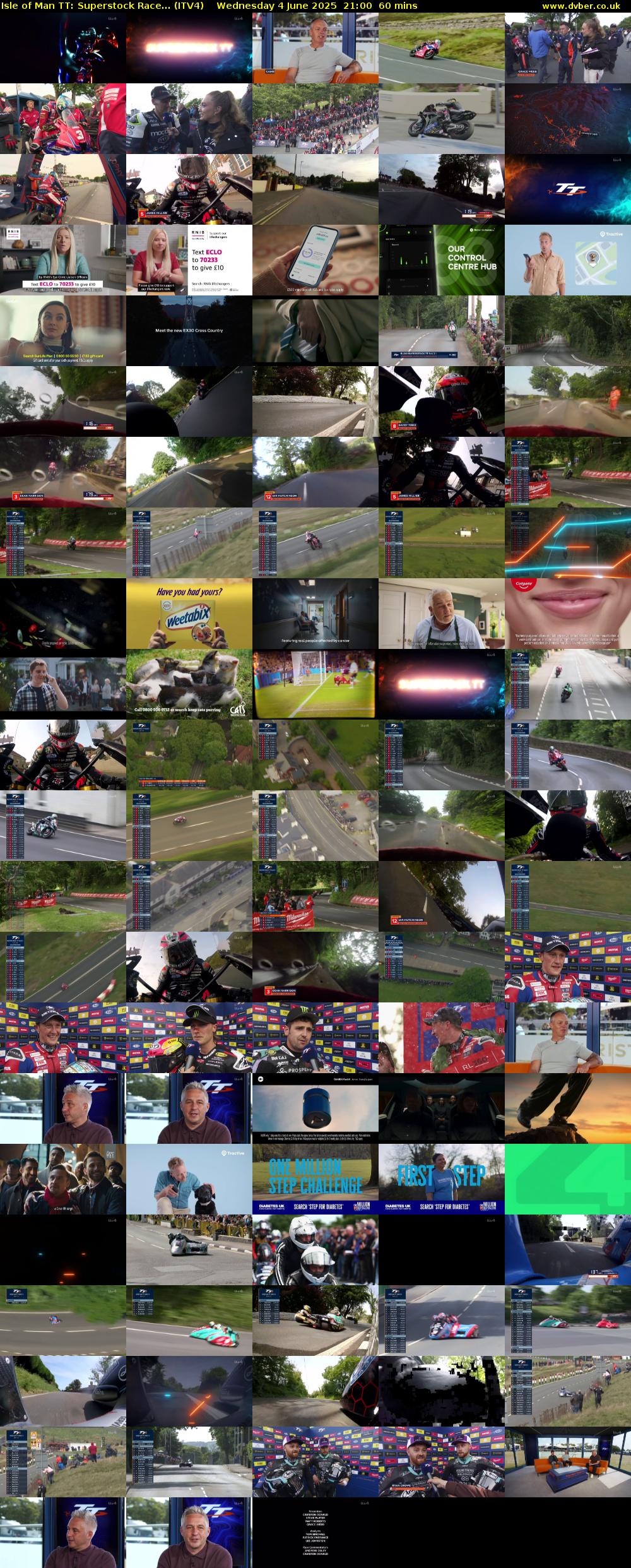 Isle of Man TT: Superstock Race... (ITV4) Wednesday 4 June 2025 21:00 - 22:00