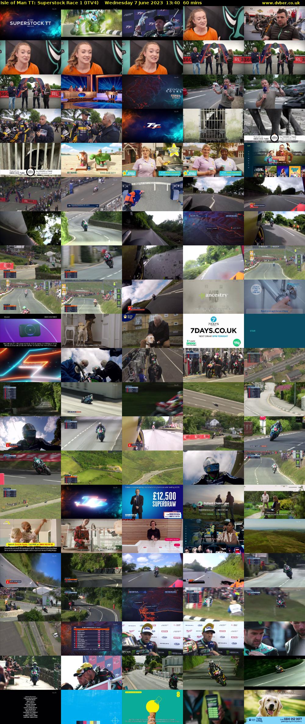 Isle of Man TT: Superstock Race 1 (ITV4) Wednesday 7 June 2023 13:40 - 14:40