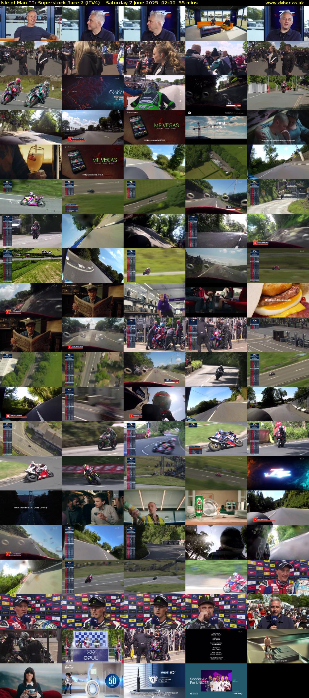 Isle of Man TT: Superstock Race 2 (ITV4) Saturday 7 June 2025 02:00 - 02:55
