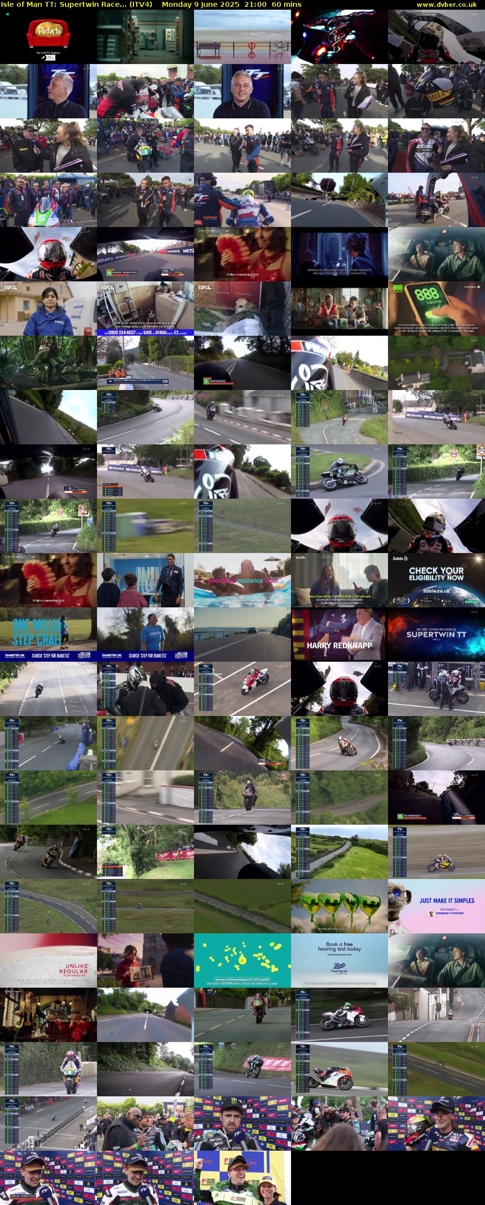 Isle of Man TT: Supertwin Race... (ITV4) Monday 9 June 2025 21:00 - 22:00