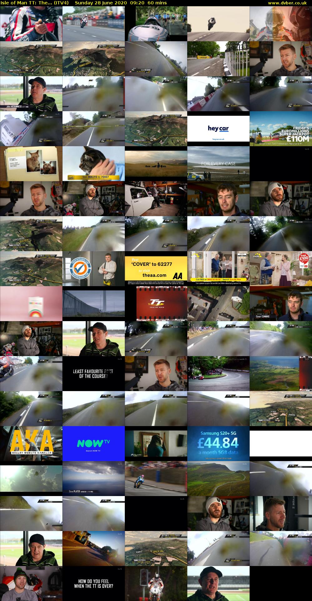 Isle of Man TT: The... (ITV4) Sunday 28 June 2020 09:20 - 10:20