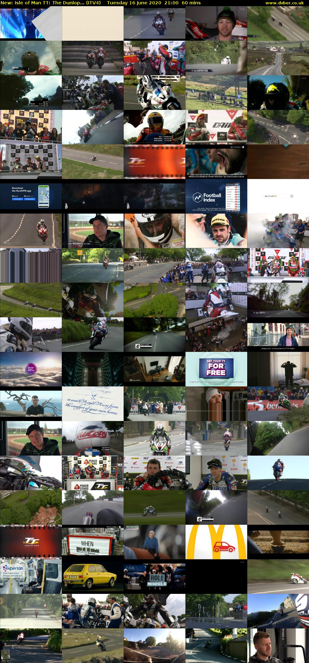 Isle of Man TT: The Dunlop... (ITV4) Tuesday 16 June 2020 21:00 - 22:00