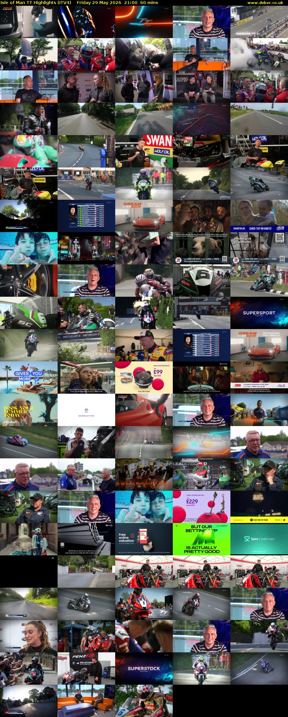 Isle of Man TT Highlights (ITV4) Friday 29 May 2026 21:00 - 22:00