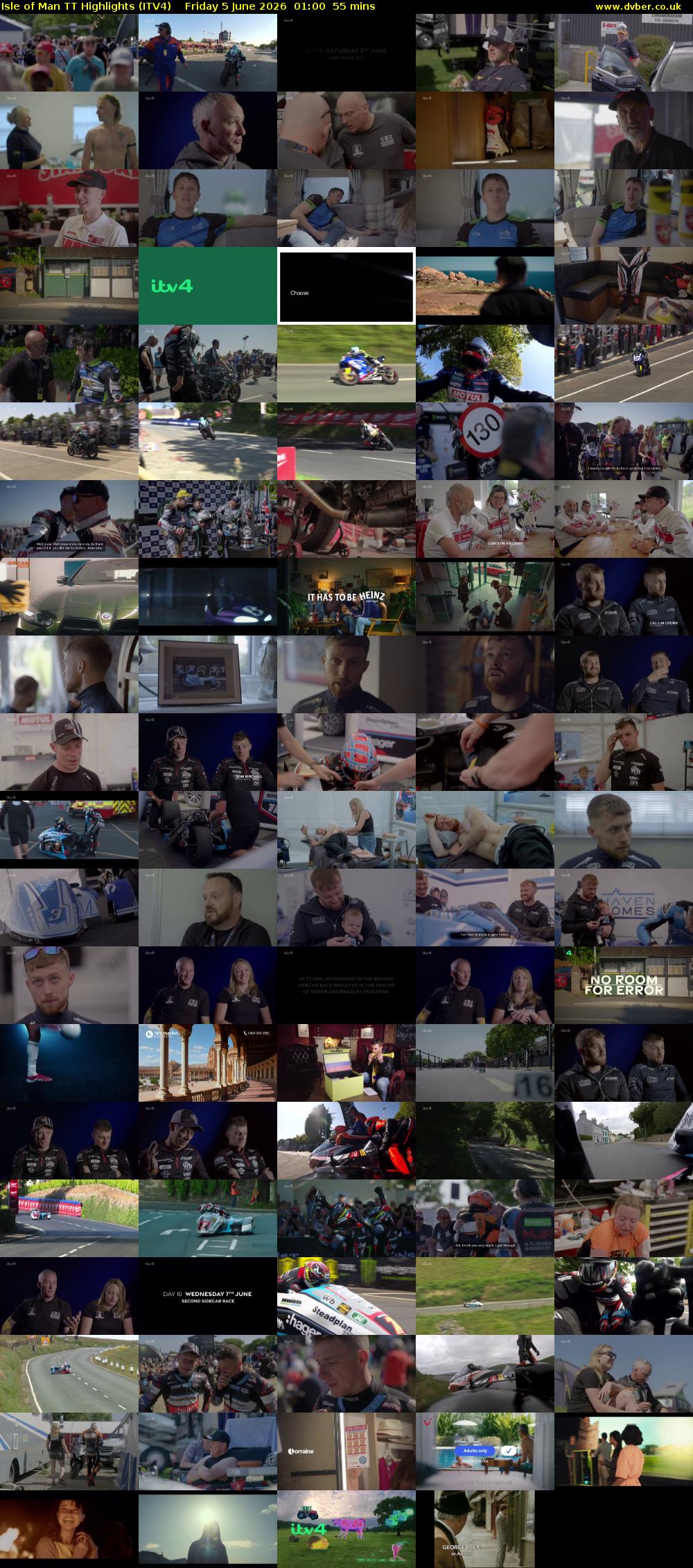 Isle of Man TT Highlights (ITV4) Friday 5 June 2026 01:00 - 01:55