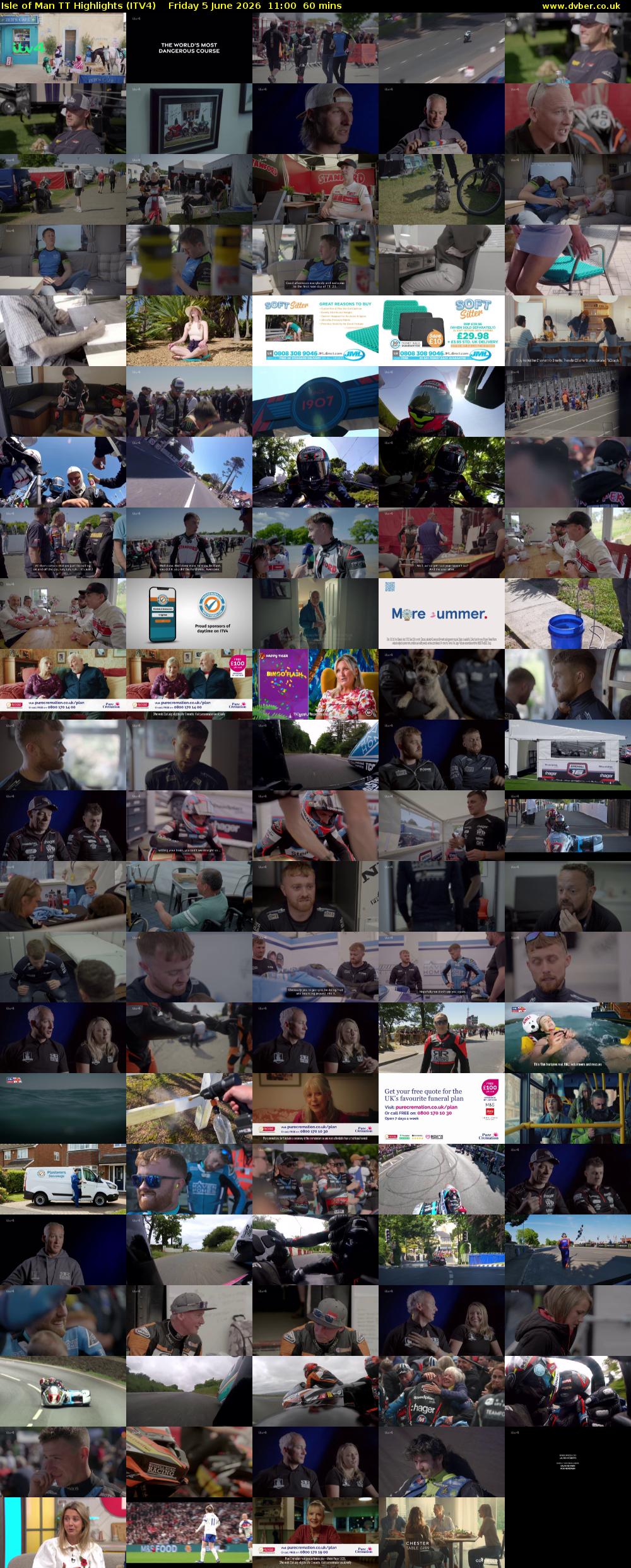 Isle of Man TT Highlights (ITV4) Friday 5 June 2026 11:00 - 12:00