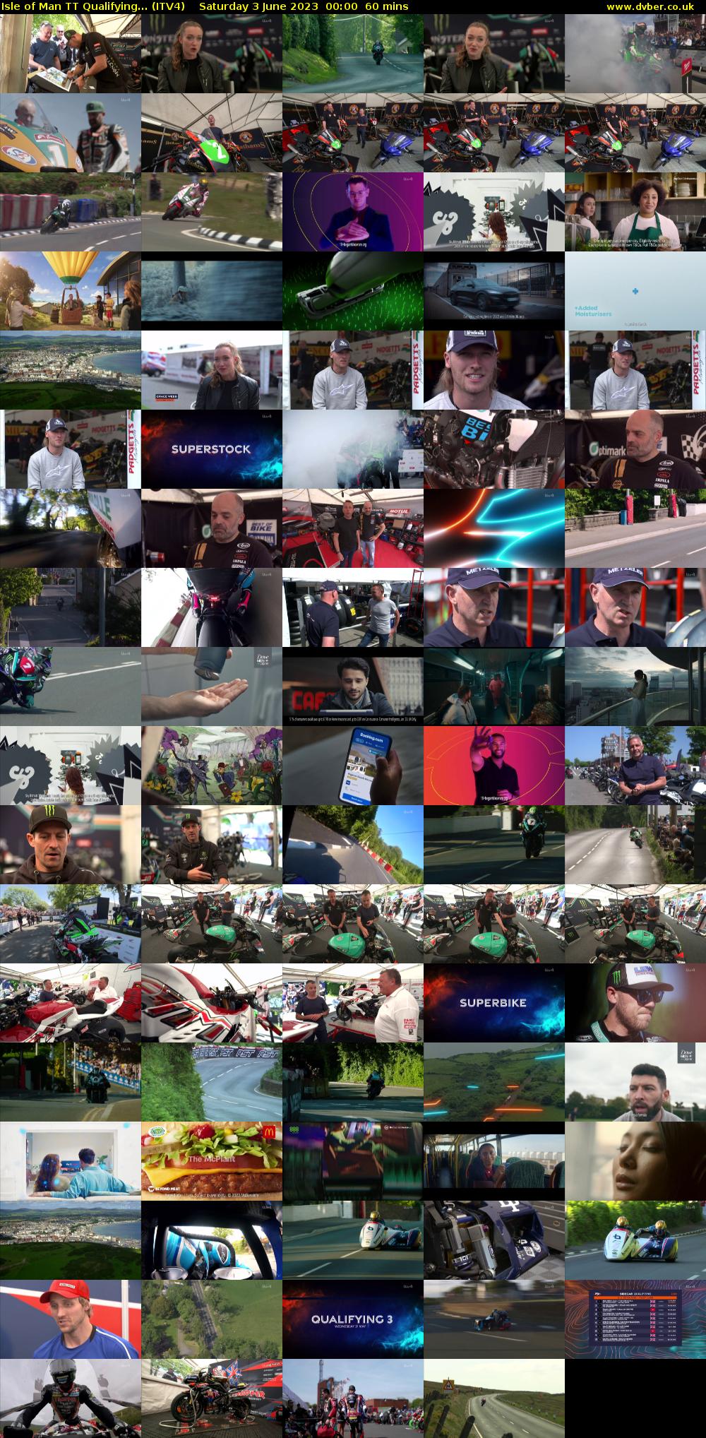 Isle of Man TT Qualifying... (ITV4) Saturday 3 June 2023 00:00 - 01:00