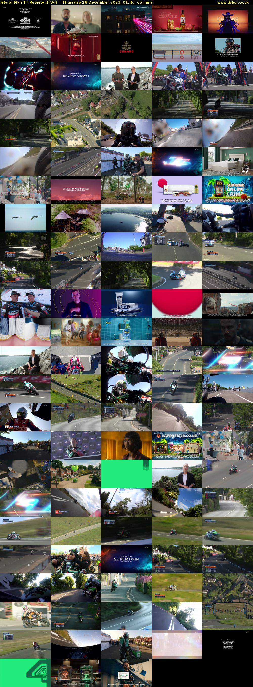 Isle of Man TT Review (ITV4) Thursday 28 December 2023 01:40 - 02:45