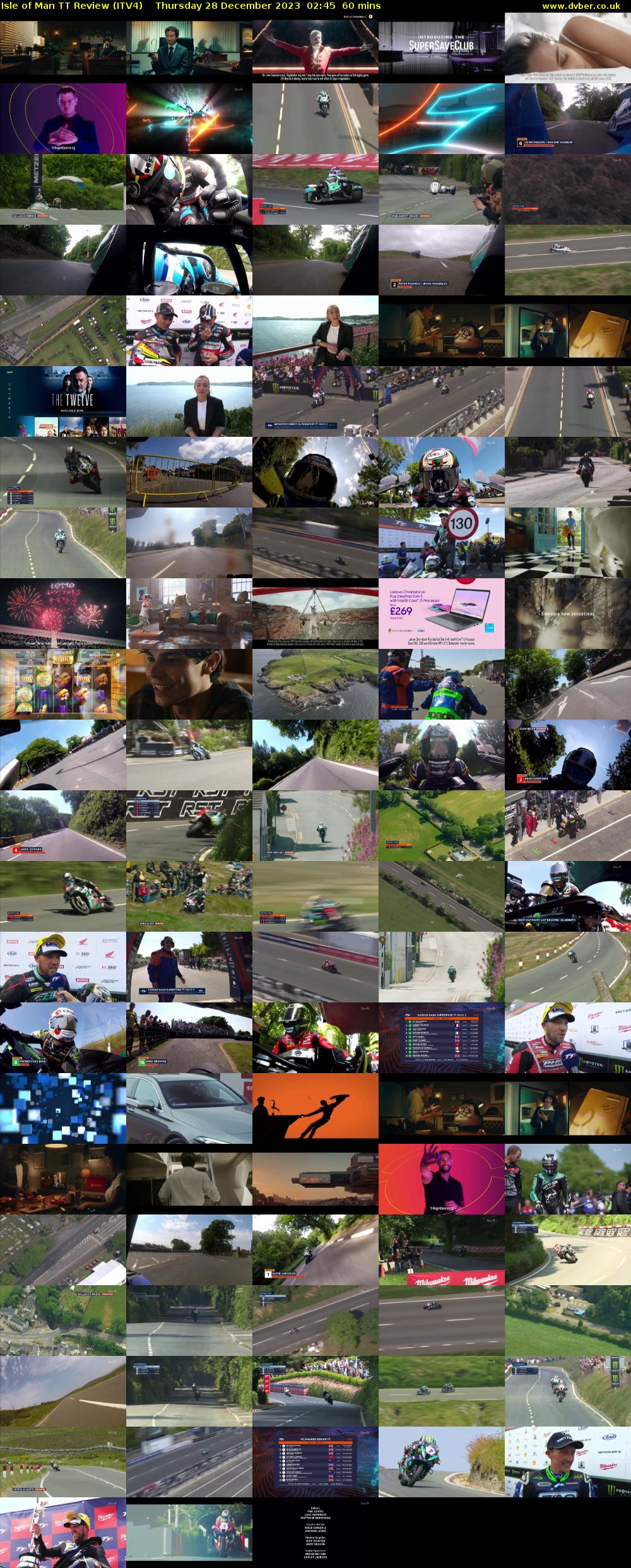 Isle of Man TT Review (ITV4) Thursday 28 December 2023 02:45 - 03:45