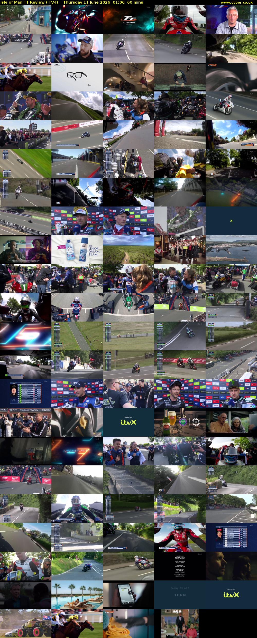 Isle of Man TT Review (ITV4) Thursday 11 June 2026 01:00 - 02:00
