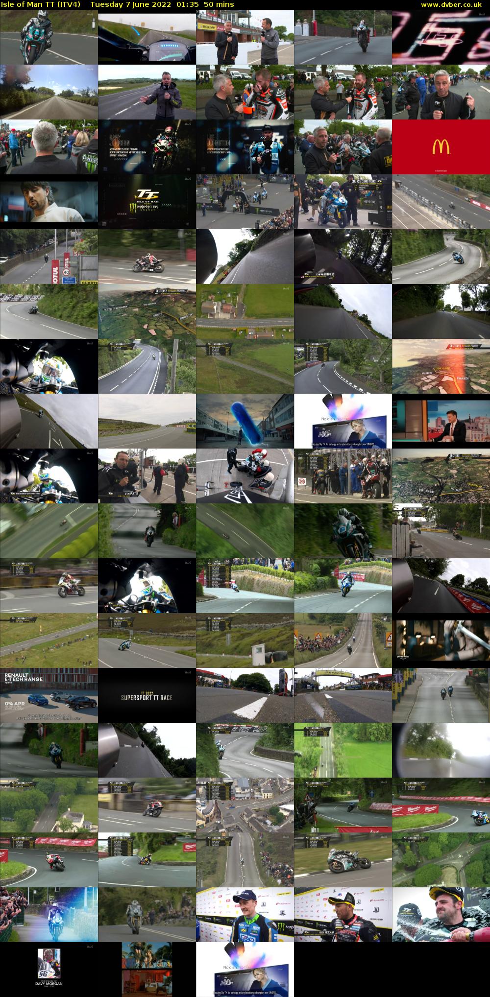 Isle of Man TT (ITV4) Tuesday 7 June 2022 01:35 - 02:25