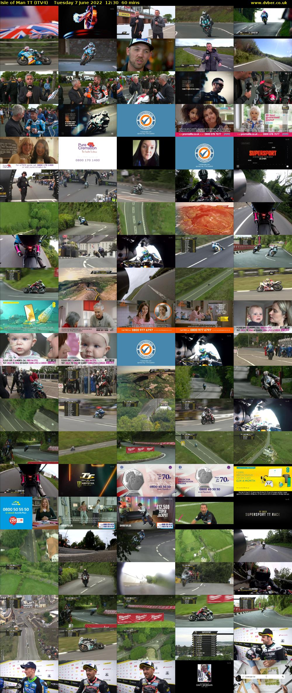 Isle of Man TT (ITV4) Tuesday 7 June 2022 12:30 - 13:30