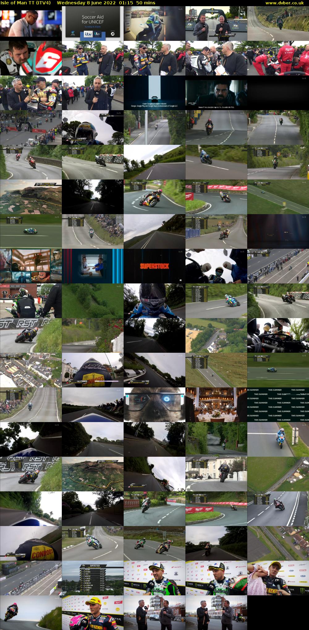 Isle of Man TT (ITV4) Wednesday 8 June 2022 01:15 - 02:05