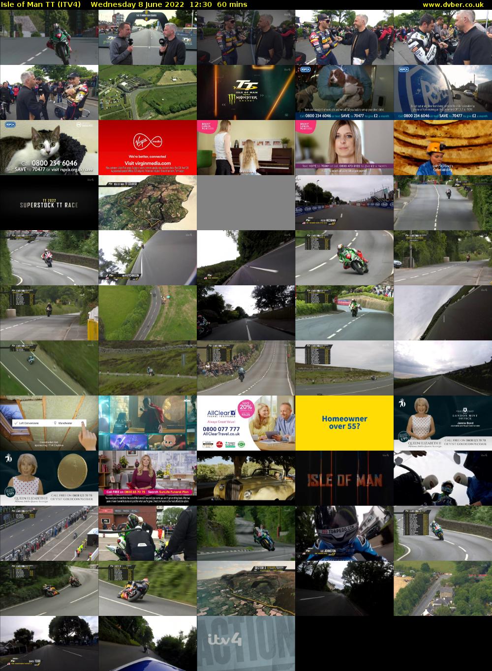 Isle of Man TT (ITV4) Wednesday 8 June 2022 12:30 - 13:30