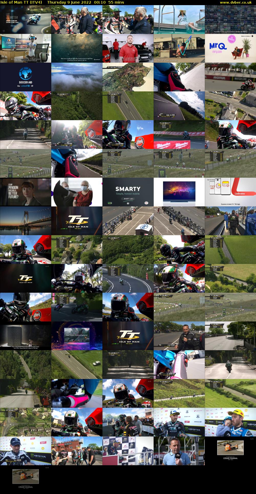 Isle of Man TT (ITV4) Thursday 9 June 2022 00:10 - 01:05