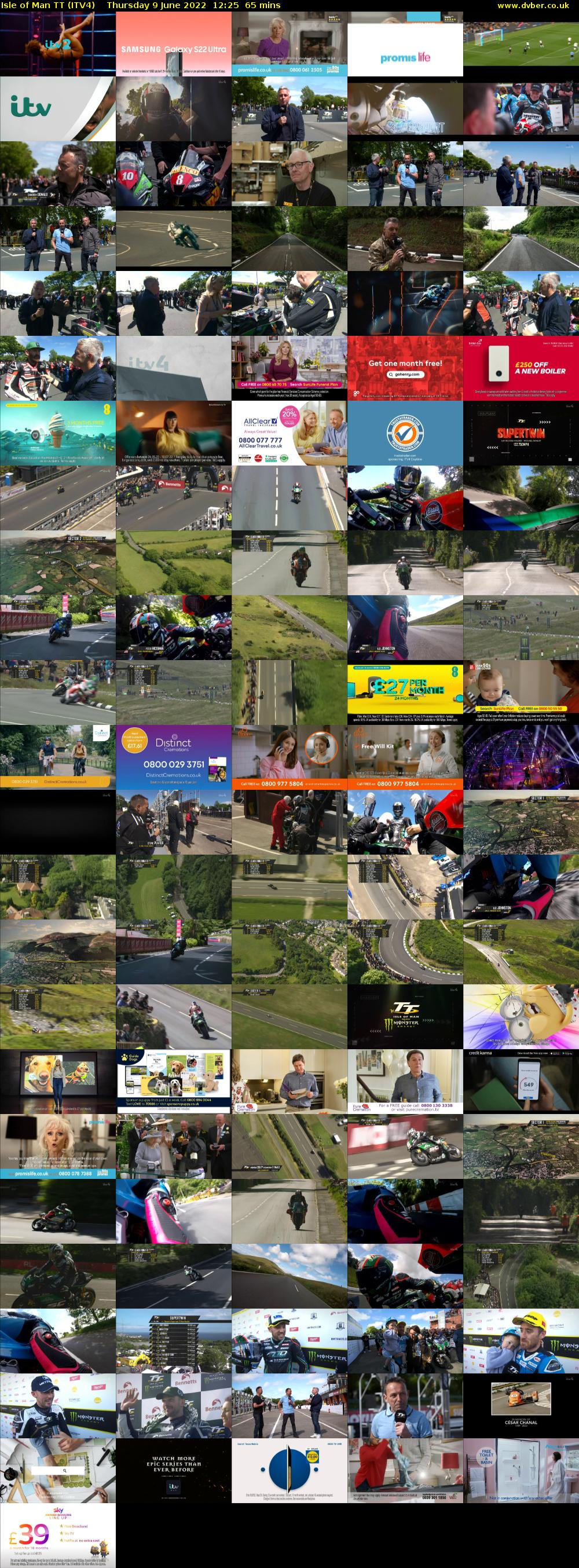 Isle of Man TT (ITV4) Thursday 9 June 2022 12:25 - 13:30