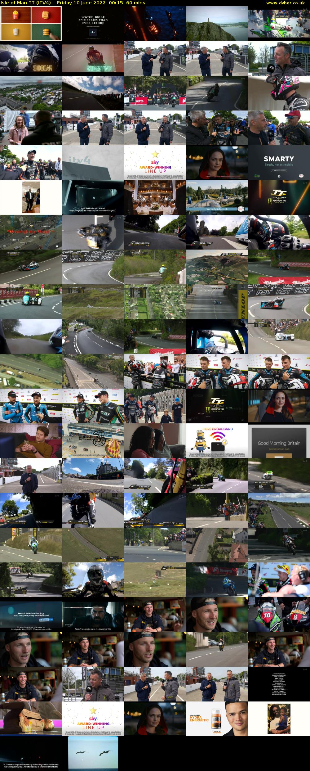 Isle of Man TT (ITV4) Friday 10 June 2022 00:15 - 01:15
