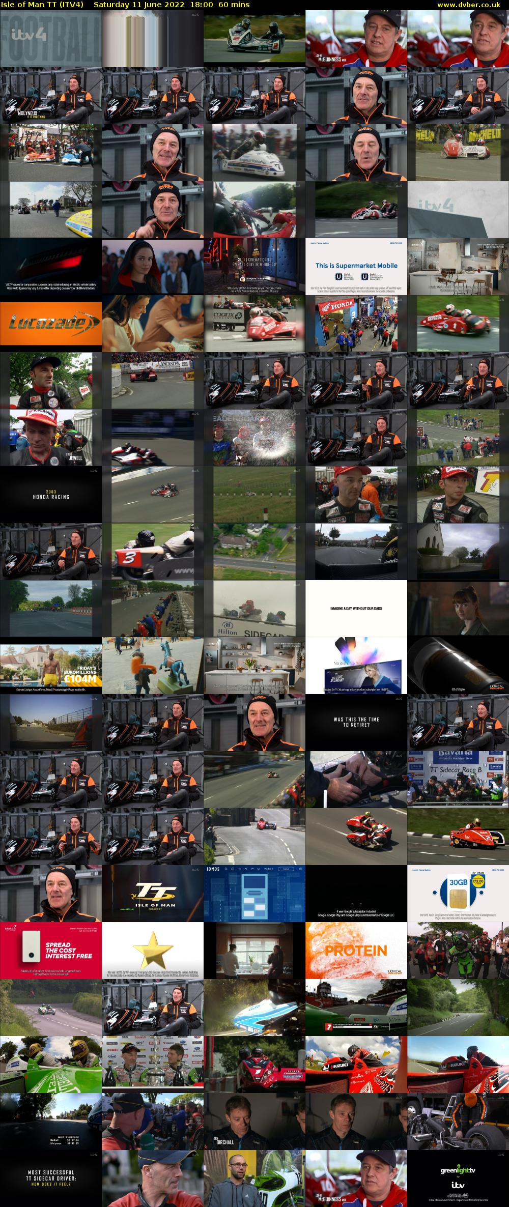Isle of Man TT (ITV4) Saturday 11 June 2022 18:00 - 19:00