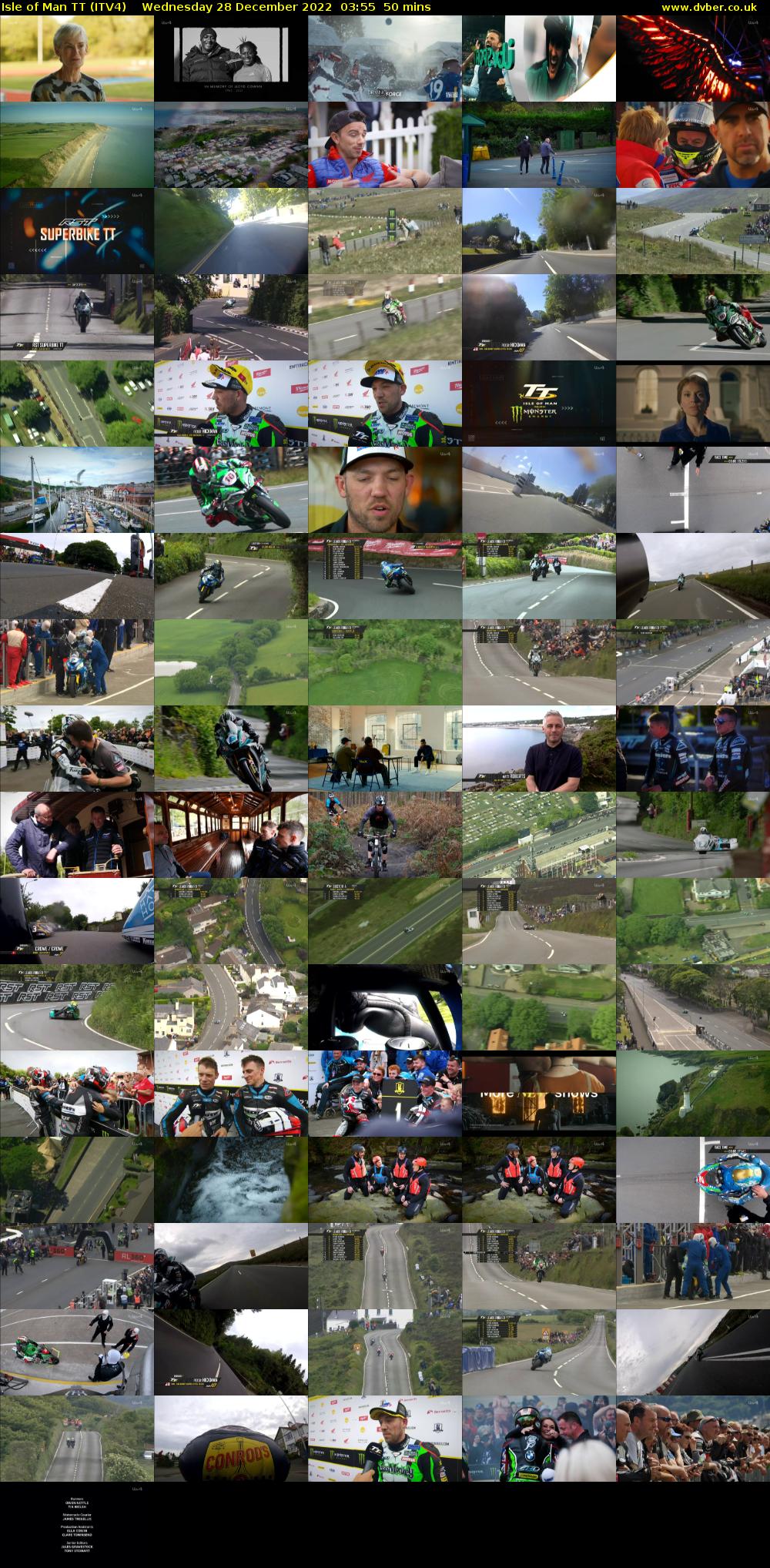 Isle of Man TT (ITV4) Wednesday 28 December 2022 03:55 - 04:45