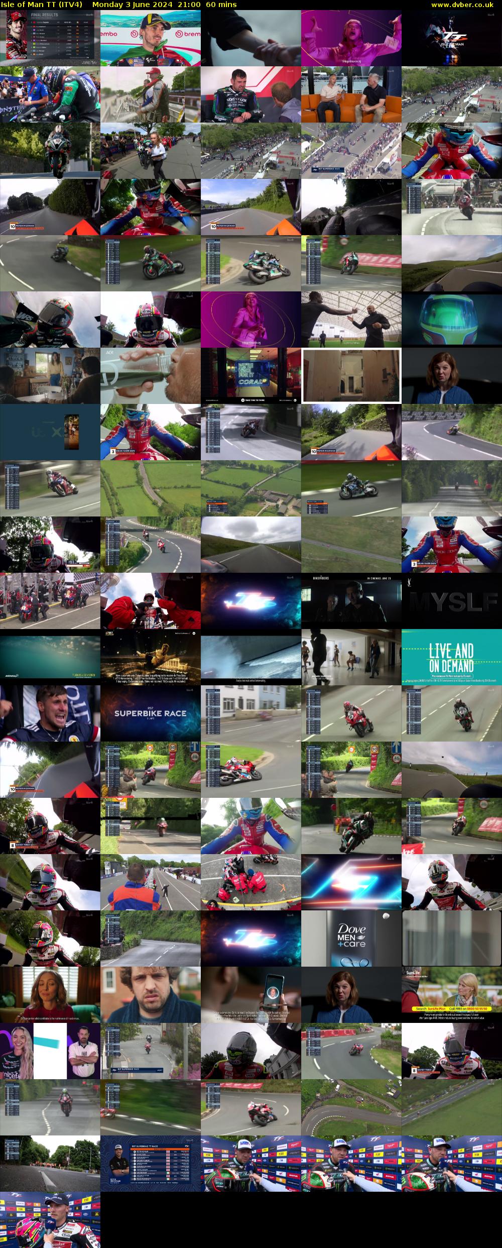 Isle of Man TT (ITV4) Monday 3 June 2024 21:00 - 22:00