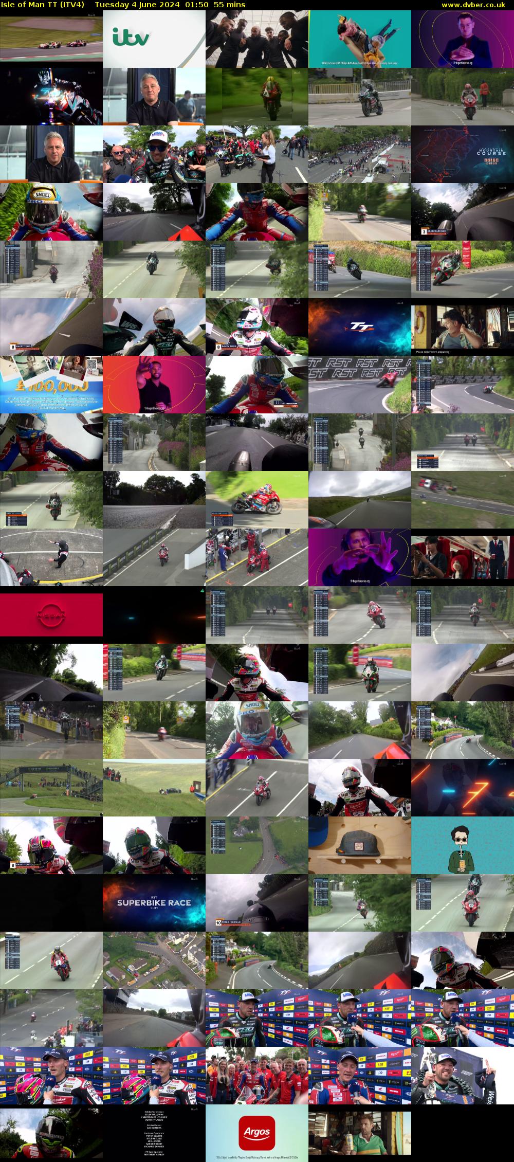 Isle of Man TT (ITV4) Tuesday 4 June 2024 01:50 - 02:45