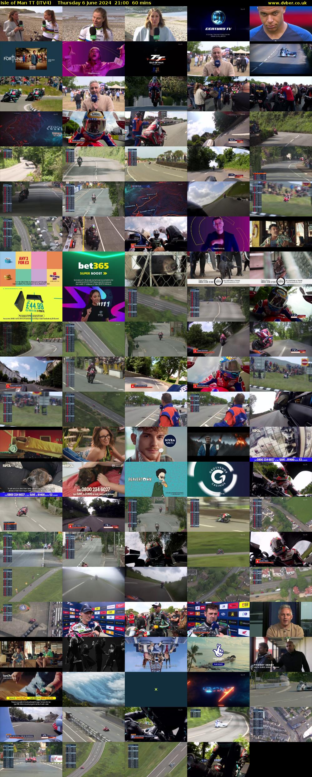 Isle of Man TT (ITV4) Thursday 6 June 2024 21:00 - 22:00