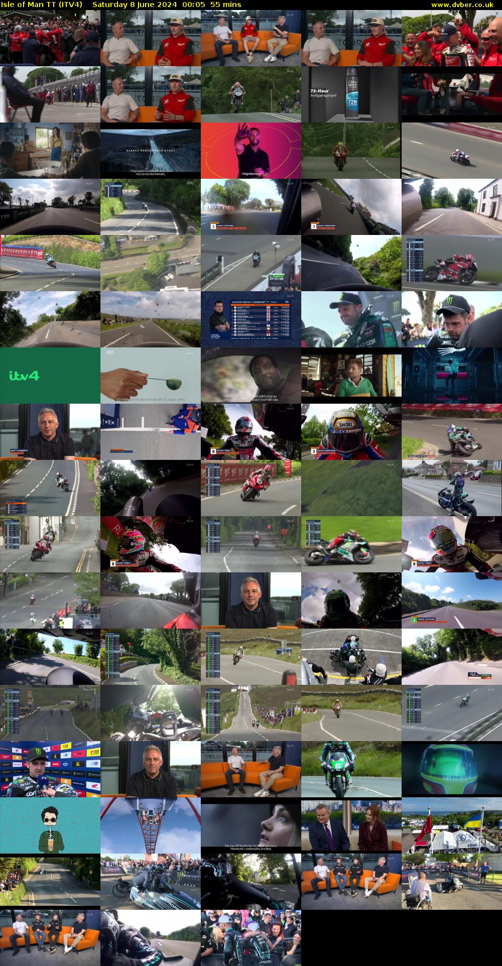 Isle of Man TT (ITV4) Saturday 8 June 2024 00:05 - 01:00