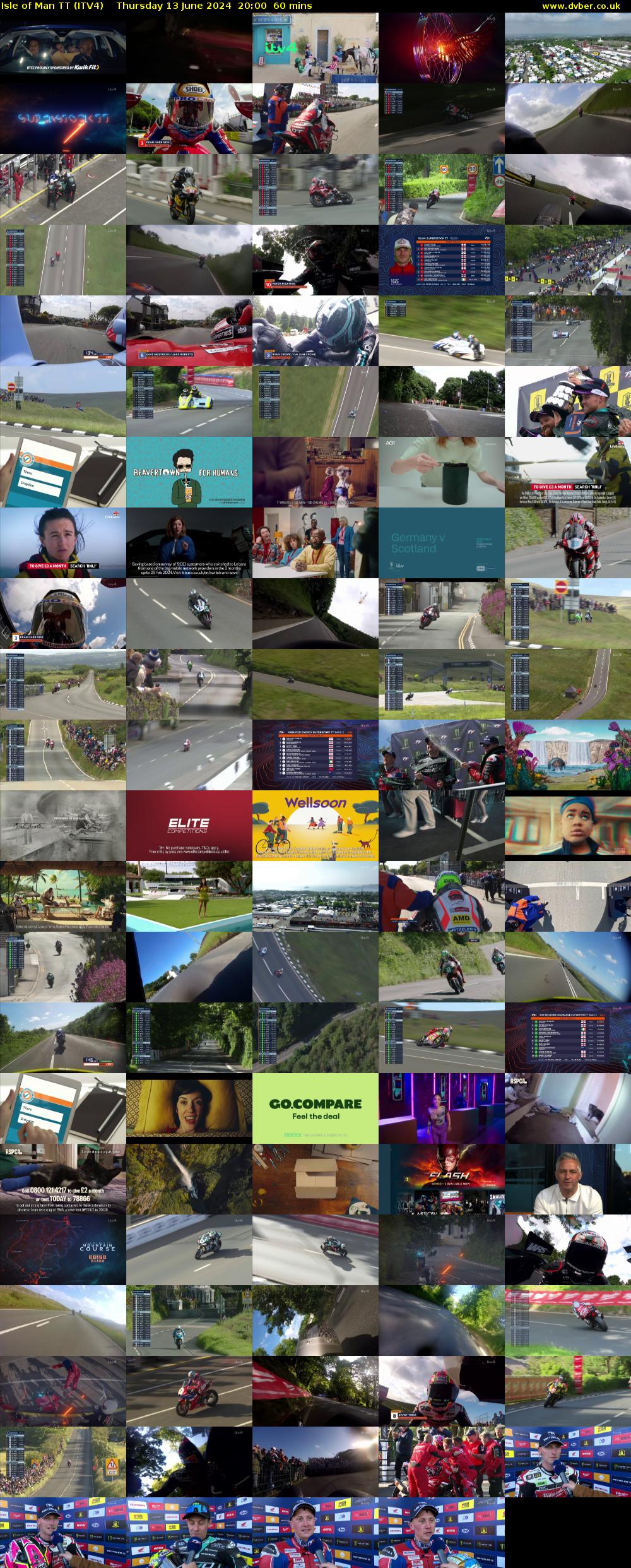 Isle of Man TT (ITV4) Thursday 13 June 2024 20:00 - 21:00