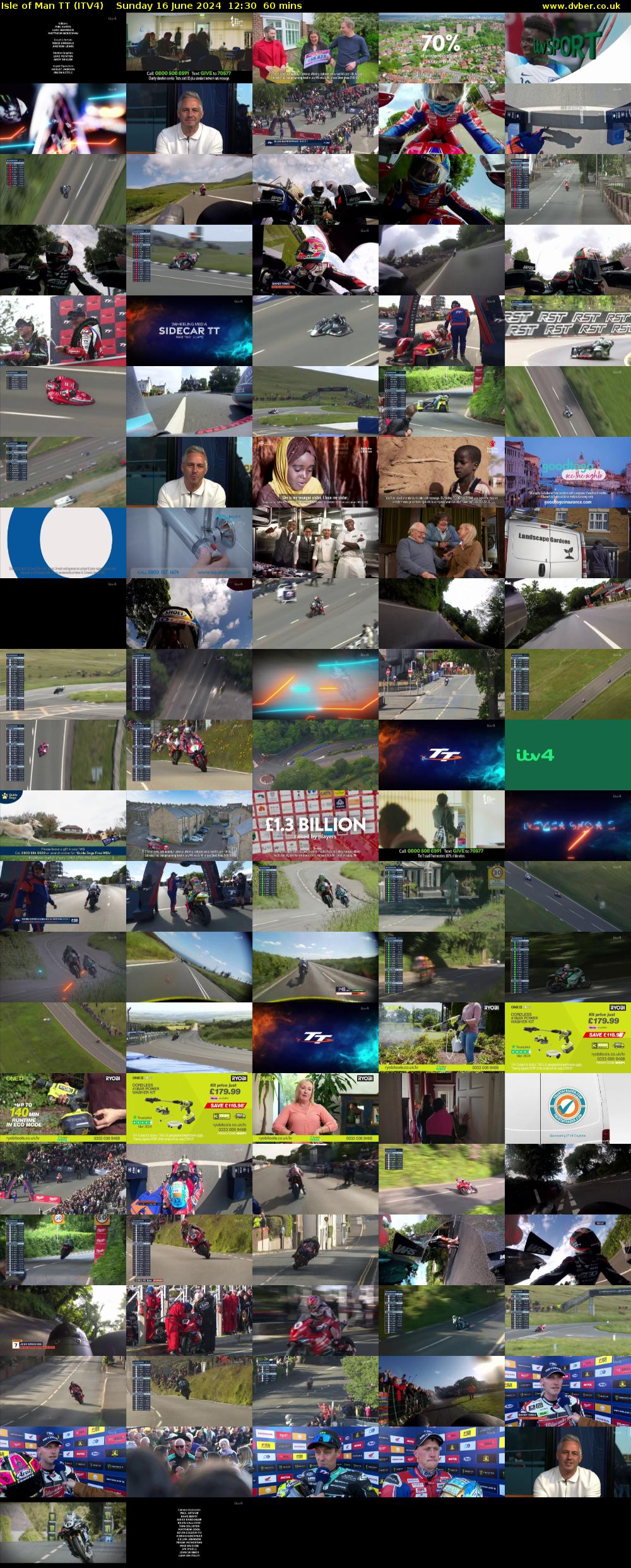 Isle of Man TT (ITV4) Sunday 16 June 2024 12:30 - 13:30