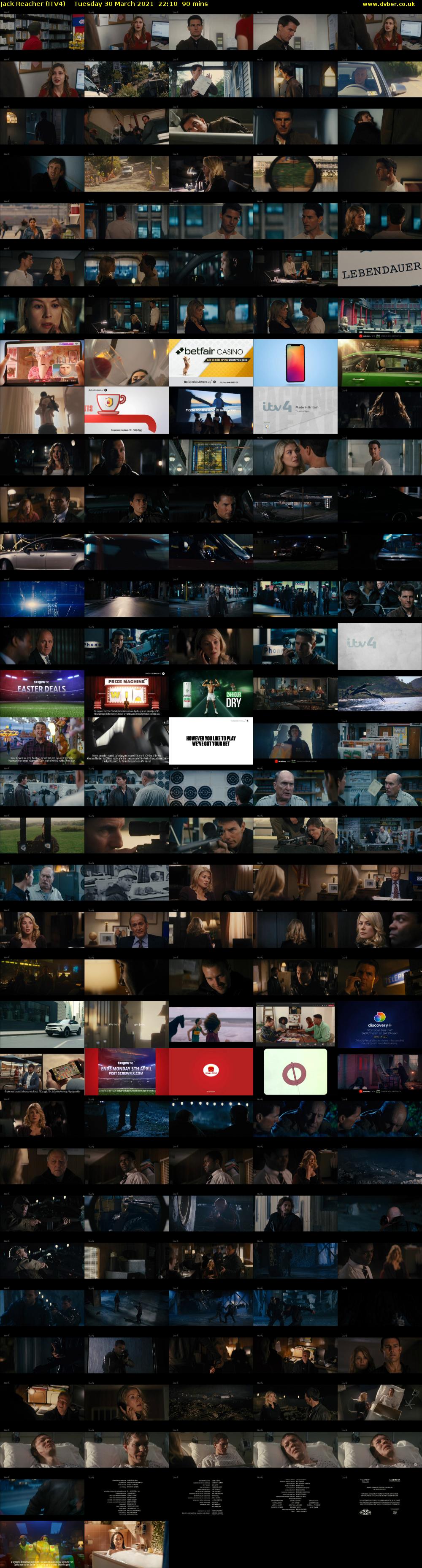 Jack Reacher (ITV4) Tuesday 30 March 2021 22:10 - 23:40