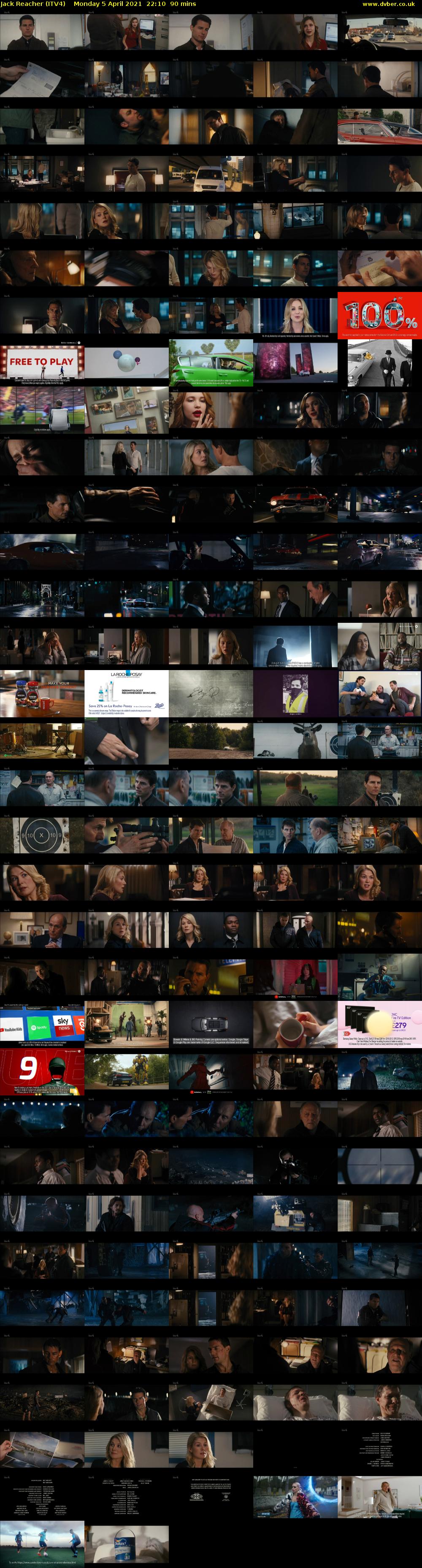 Jack Reacher (ITV4) Monday 5 April 2021 22:10 - 23:40