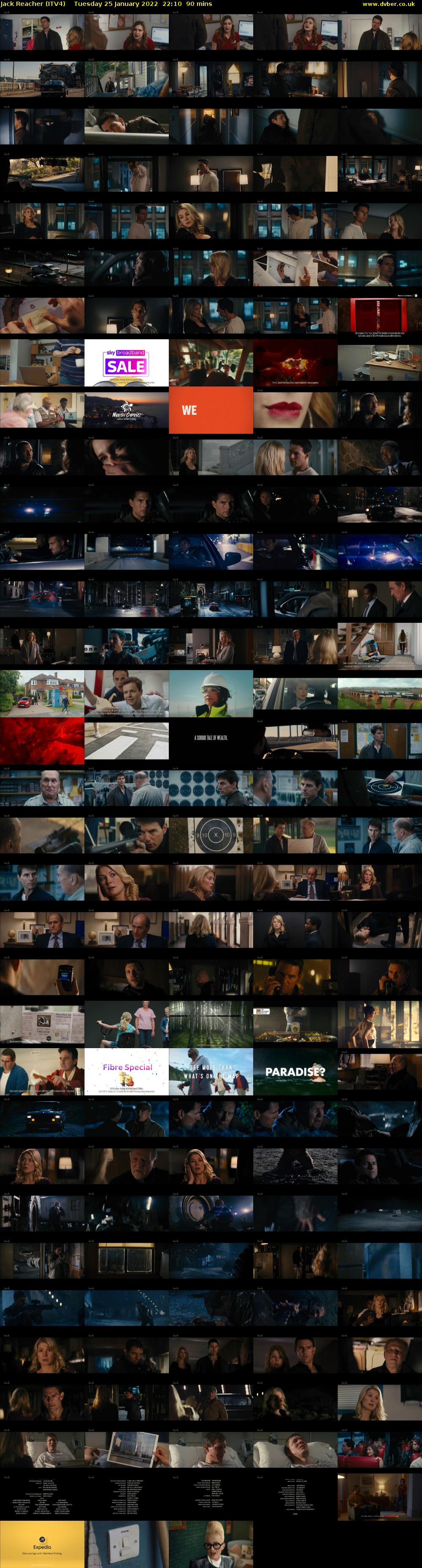 Jack Reacher (ITV4) Tuesday 25 January 2022 22:10 - 23:40