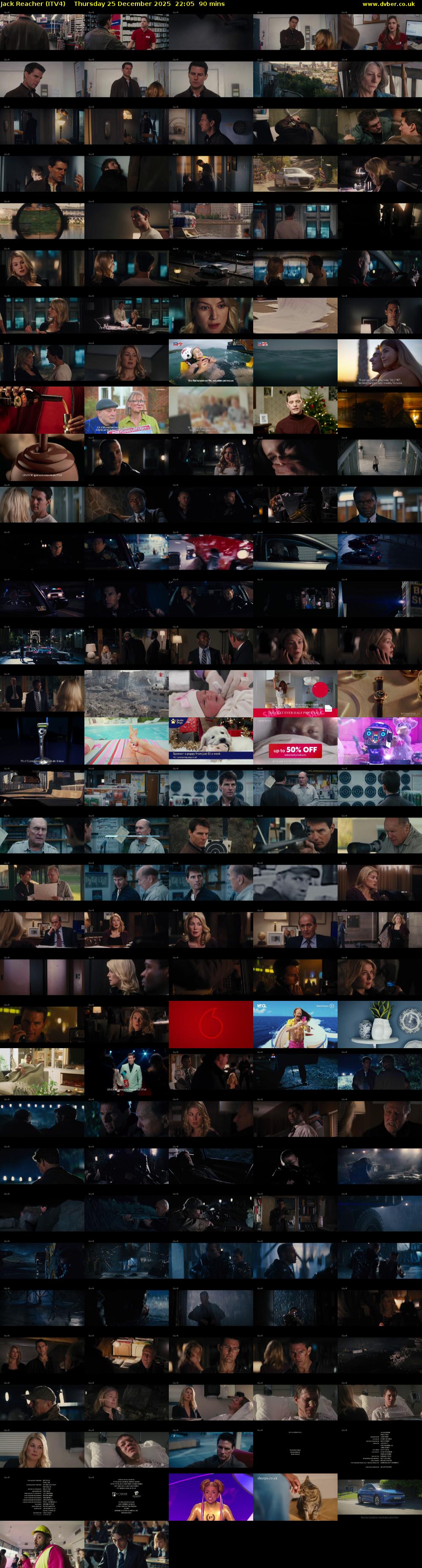 Jack Reacher (ITV4) Thursday 25 December 2025 22:05 - 23:35