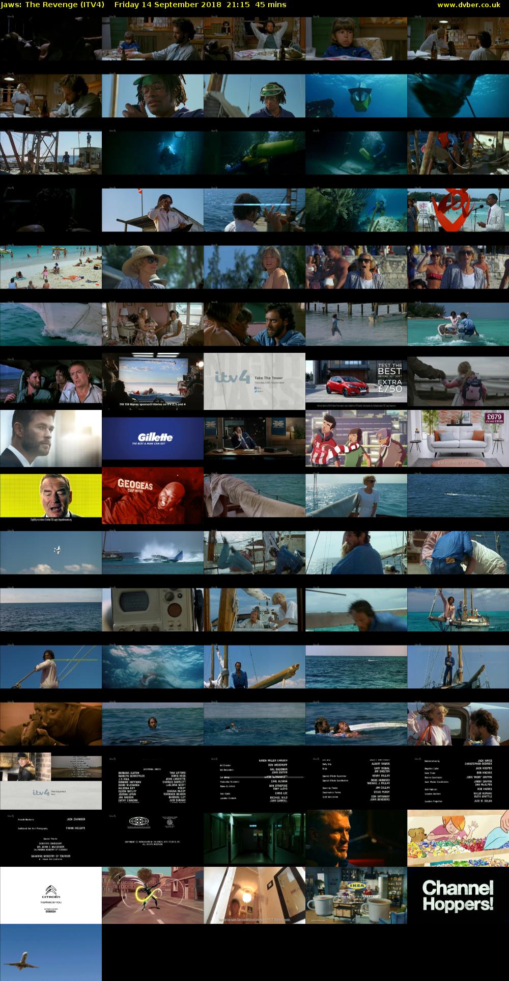 Jaws: The Revenge (ITV4) Friday 14 September 2018 21:15 - 22:00
