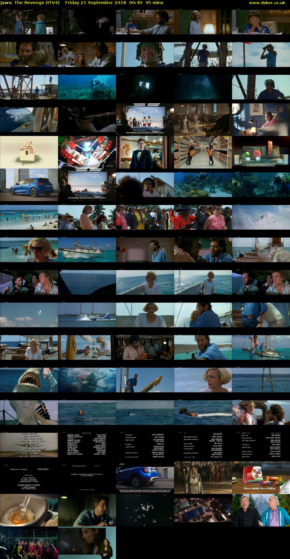 Jaws: The Revenge (ITV4) Friday 21 September 2018 00:40 - 01:25