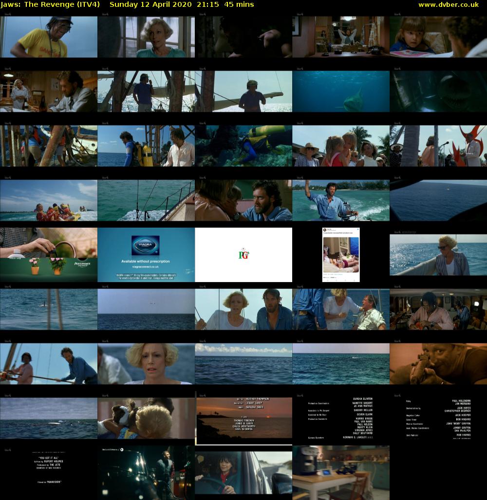 Jaws: The Revenge (ITV4) Sunday 12 April 2020 21:15 - 22:00