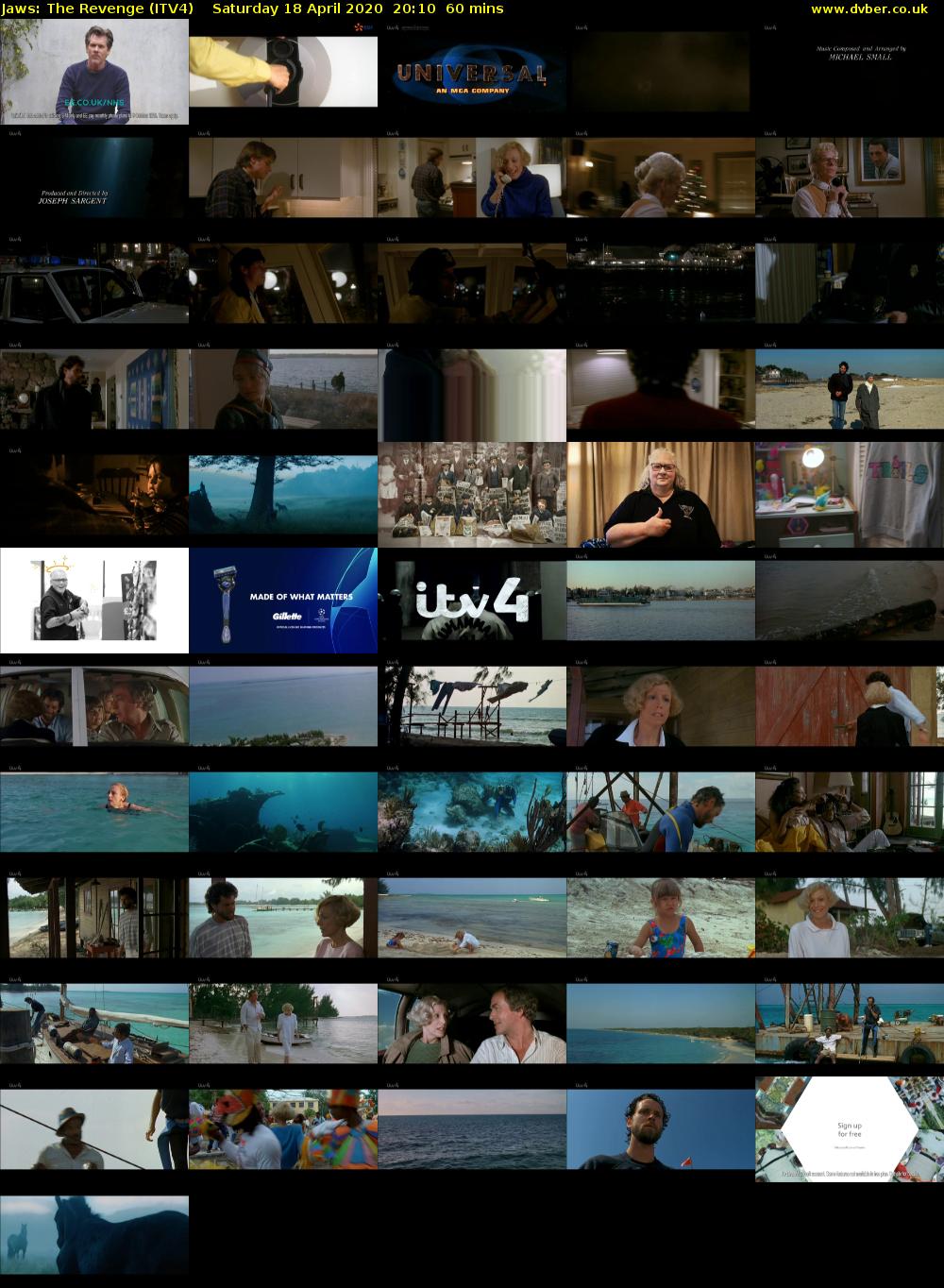 Jaws: The Revenge (ITV4) Saturday 18 April 2020 20:10 - 21:10