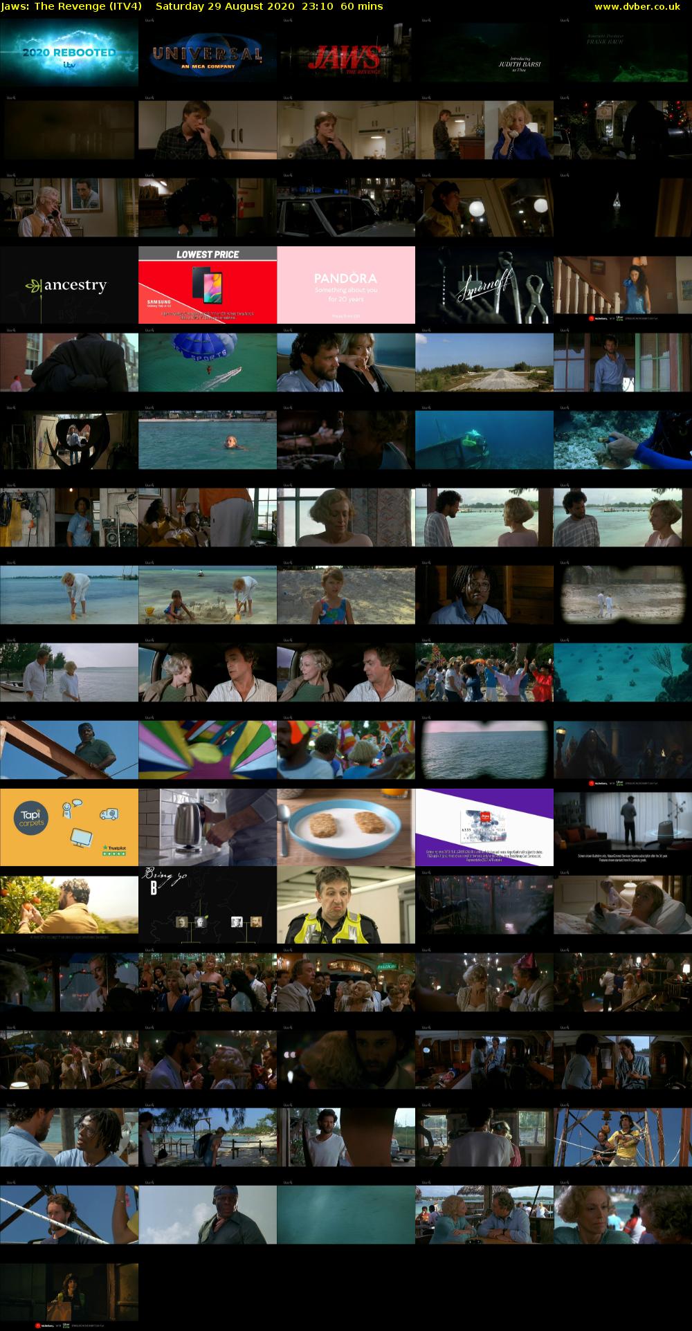 Jaws: The Revenge (ITV4) Saturday 29 August 2020 23:10 - 00:10