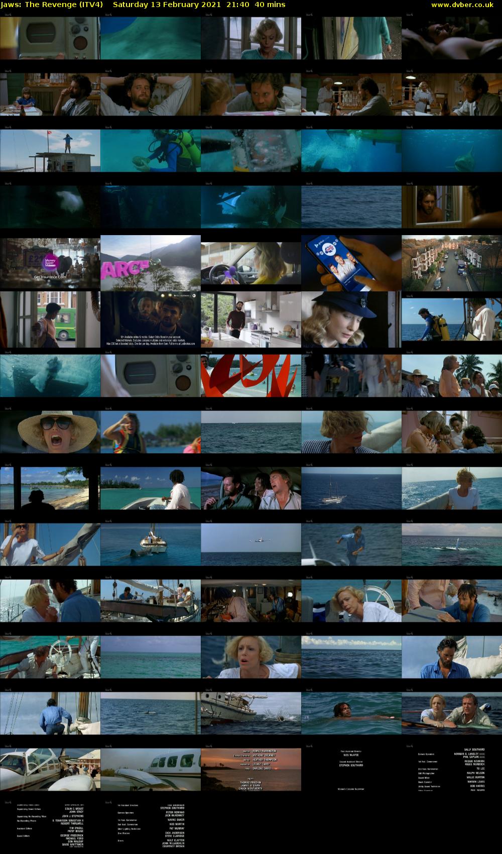 Jaws: The Revenge (ITV4) Saturday 13 February 2021 21:40 - 22:20