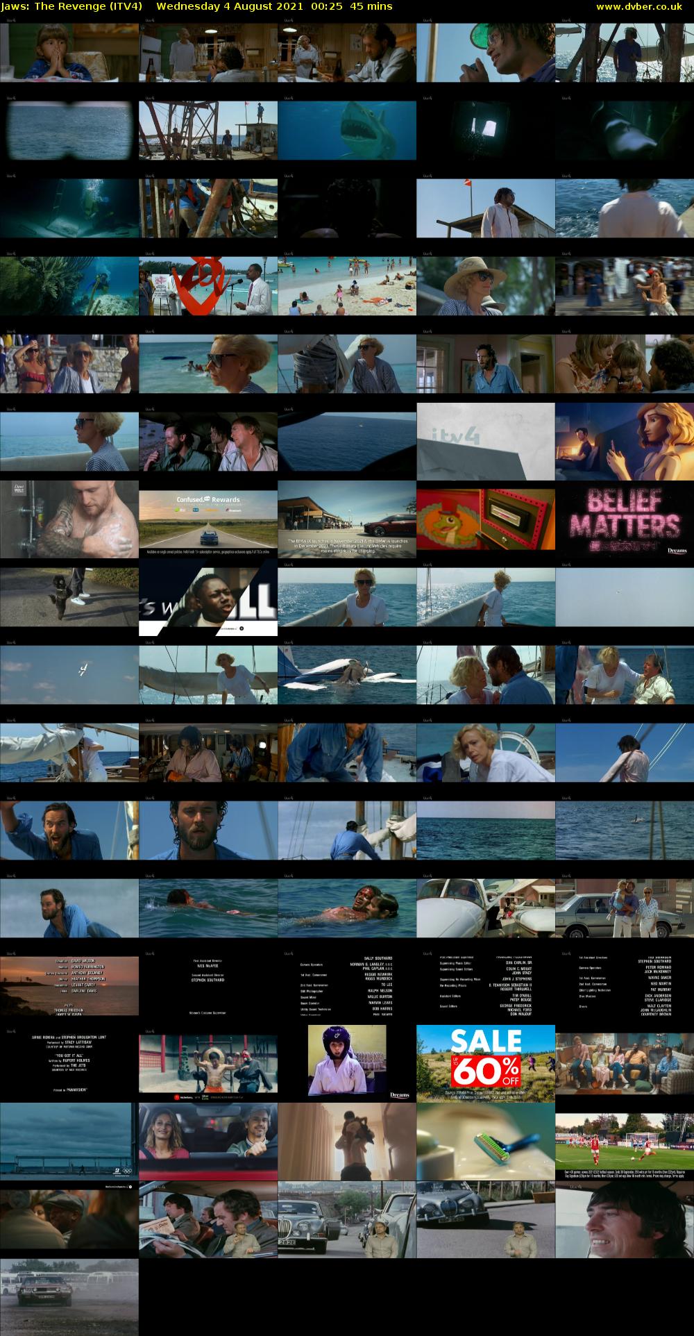 Jaws: The Revenge (ITV4) Wednesday 4 August 2021 00:25 - 01:10