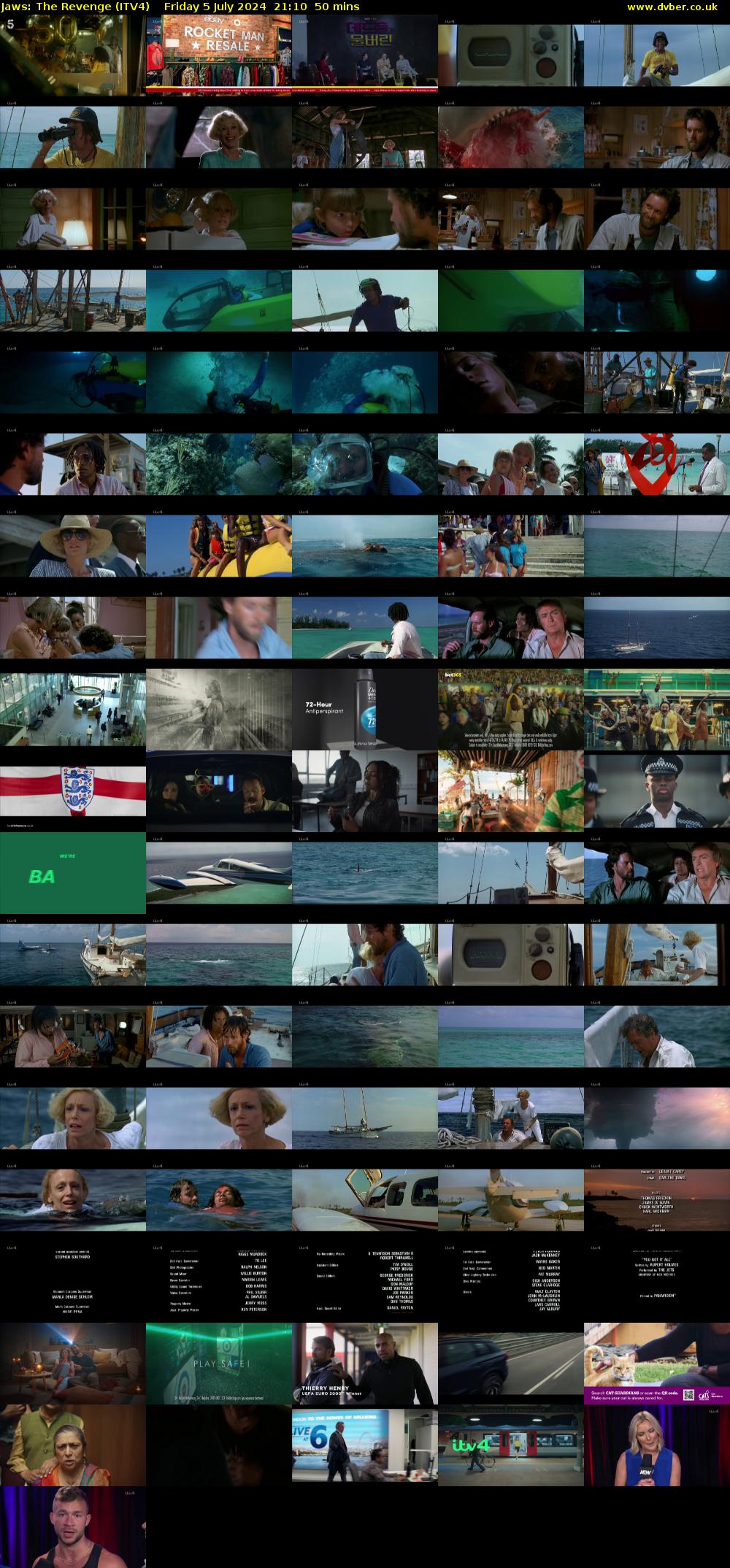 Jaws: The Revenge (ITV4) Friday 5 July 2024 21:10 - 22:00